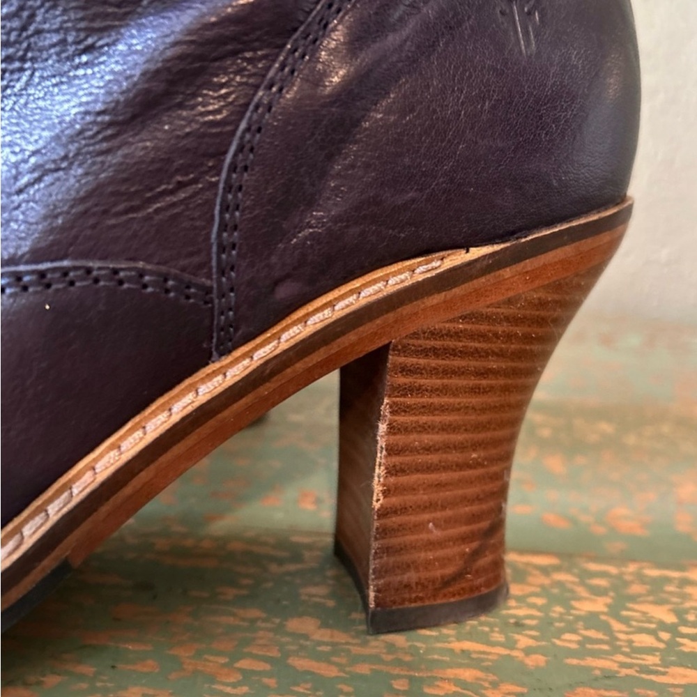 Frye Leather Boots /Dark Brown/ Size 10 - Picture 10 of 12